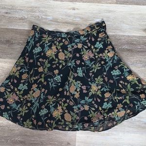 Women’s passport vintage floral skirt